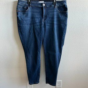 Lane Bryant Women's Flex Magic Waistband Medium Wash Skinny Jeans Size 20